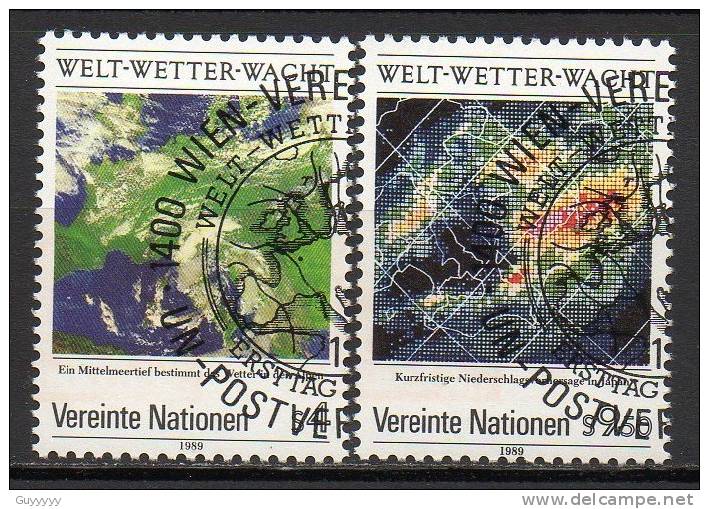 Nations Unies (Vienne) - 1989 - Yvert N° 92 & 93 - Oblitérés