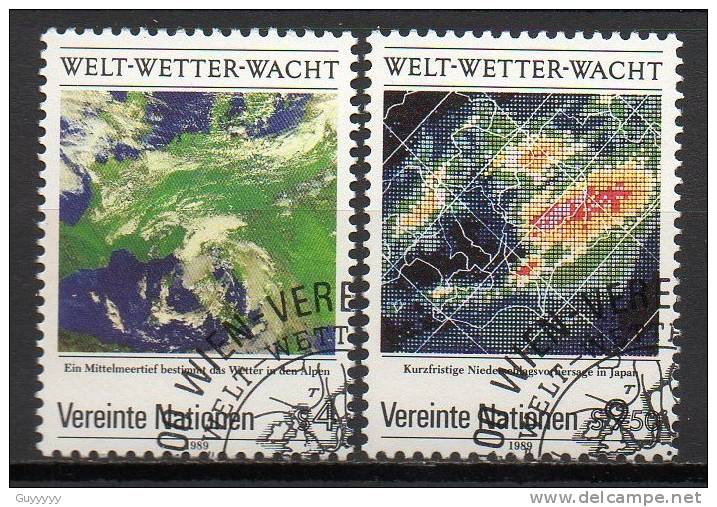 Nations Unies (Vienne) - 1989 - Yvert N° 92 & 93 - Usados