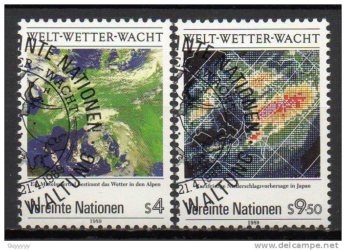 Nations Unies (Vienne) - 1989 - Yvert N° 92 & 93 - Oblitérés