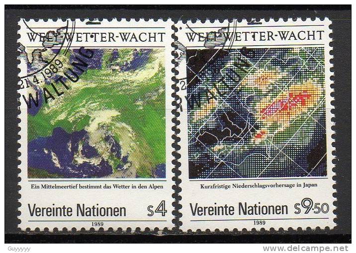 Nations Unies (Vienne) - 1989 - Yvert N° 92 & 93 - Oblitérés