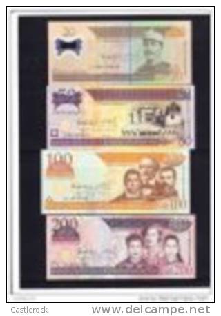 RT)) 2000 DOMINICAN REPUBLIC , COMPLETE SET ,BANKNOTE,UNC - República Dominicana