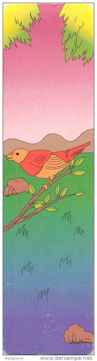 Marque Pages . Ref. 069. Illustration Oiseau - Marque-Pages