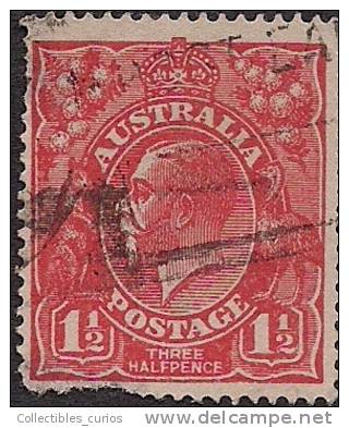 KING GEORGE V Three Half Pence Red  VFU KGV  [D30] - Used Stamps