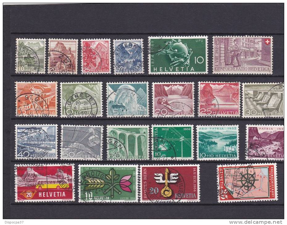 SUISSE   -    Lot Oblitérés - Collections