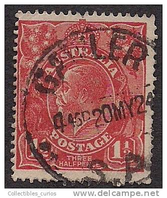 KING GEORGE V Three Half Pence Red  VFU KGV  [D30] - Used Stamps