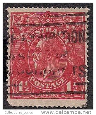 KING GEORGE V Three Half Pence Red  VFU KGV  [D30] - Used Stamps