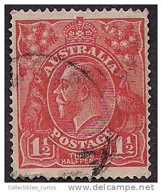 KING GEORGE V Three Half Pence Red  VFU KGV  [D36] - Used Stamps