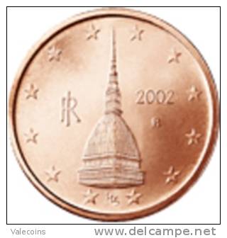 ITALIA 2 Cent - 0,02 Euro 2002 - UNC NEW NEUF From Roll - Italia