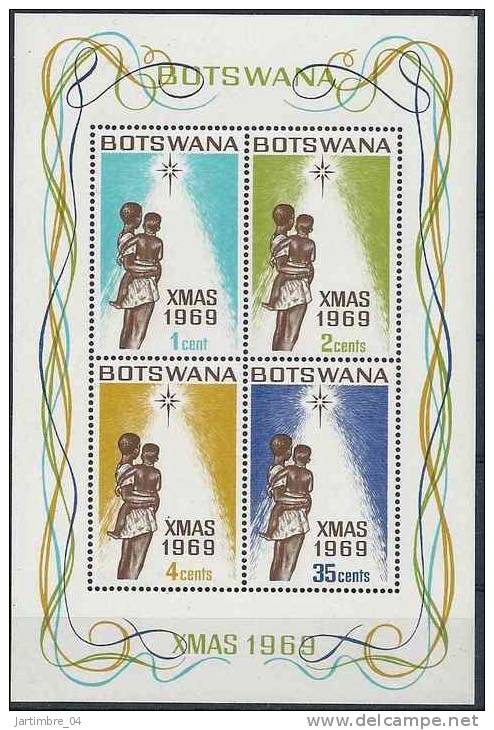 1969 BOTSWANA  BF 2** Noël - Botswana (1966-...)