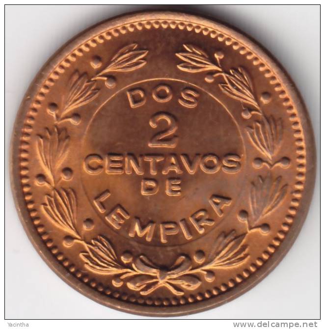 @Y@   Honduras  2 Centavos 1956  UNC   (C306) - Honduras