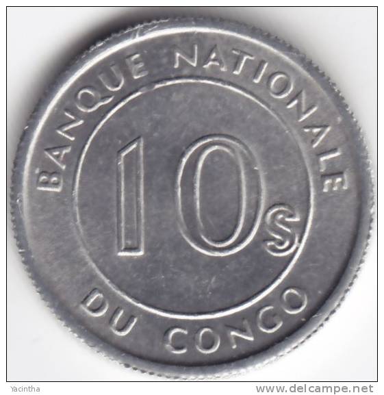 @Y@   Congo  1967   10 Cengi  UNC   (C307) - Congo (Rép. Démocratique, 1964-70)