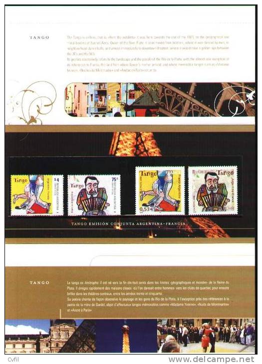 ARGENTINA - FRANCE 2006 - EMISSION COMMUNE Avec La FRANCE. JOINT ISSUE With FRANCE - Unused Stamps