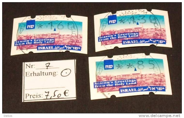 Israel   ATM  Frama   Klüssendorf  Michel Nr:   6    Gebraucht  Beschreibung Auf Bild Falsch  #3193 - Franking Labels