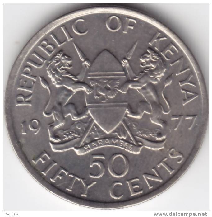 @Y@   Kenia  50 Cents 1977   UNC  (C315) - Kenia