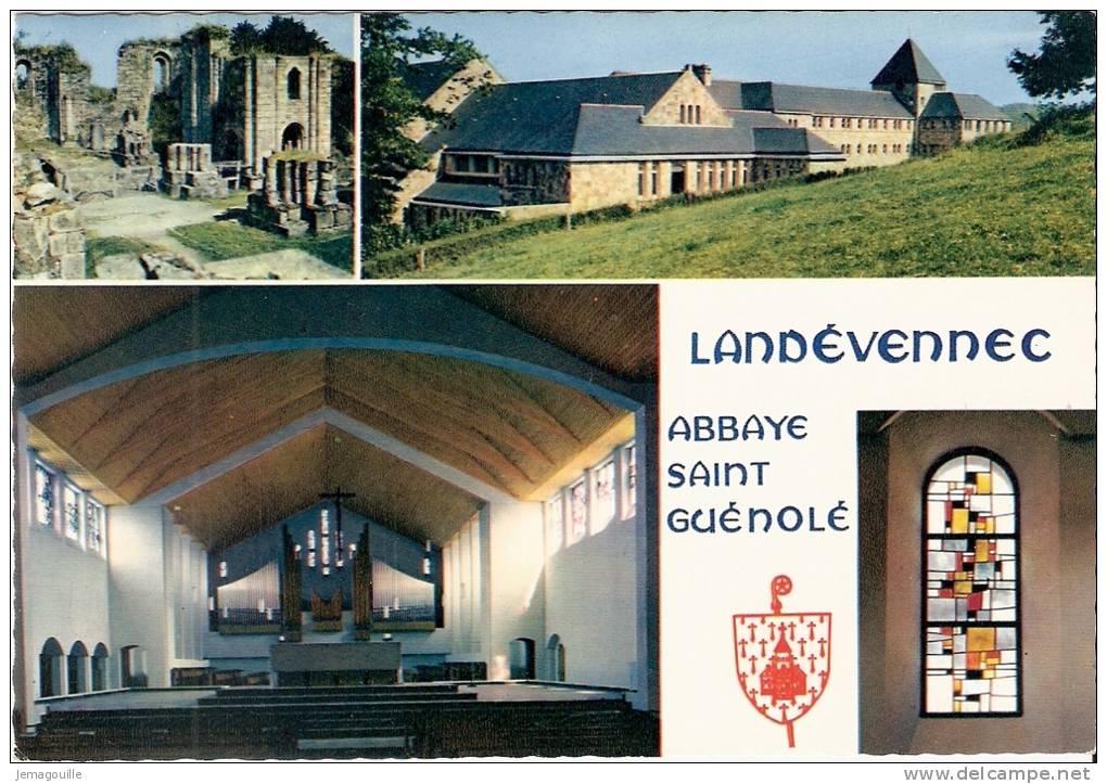 LANDEVENNEC 29 - Abbaye Saint-Guénolé - Multivues - U-2 - Landévennec