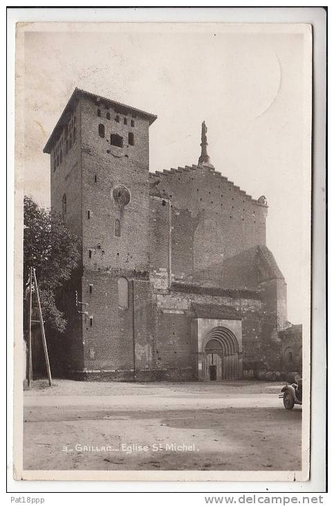 GAILLAC 81 - EgliseSt Michel - CPSM Dentelée PF N° 3 - Tarn - Gaillac