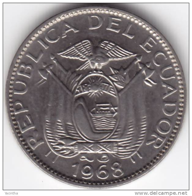 @Y@   Ecuador 10 Centavos 1968  UNC    (C324) - Equateur
