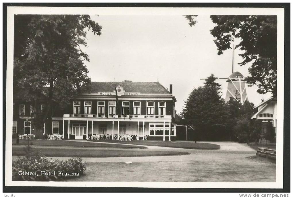 GIETEN Hotel BRAAMS Drenthe 1953 - Gieten