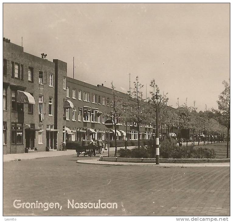 GRONINGEN NASSAULAAN W. Rube Groningen Echte Foto Ca. 1950 - Groningen