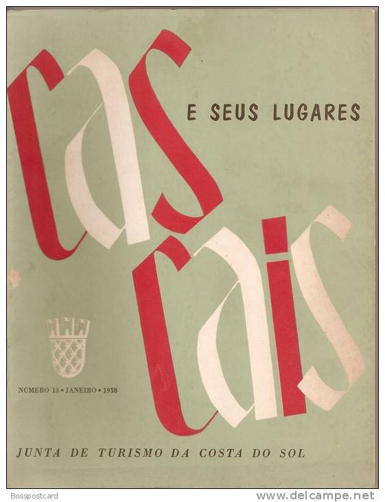 Cascais - Revista "Cascais E Seus Lugares" Nº 13, Janeiro De 1958. - Oude Boeken