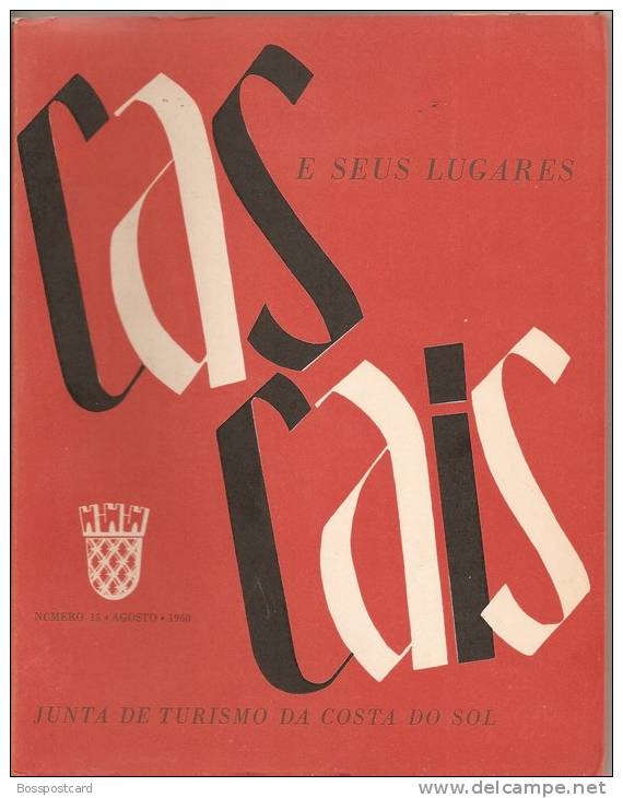 Cascais - Revista "Cascais E Seus Lugares" Nº 15, Agosto De 1960. - Libri Vecchi E Da Collezione