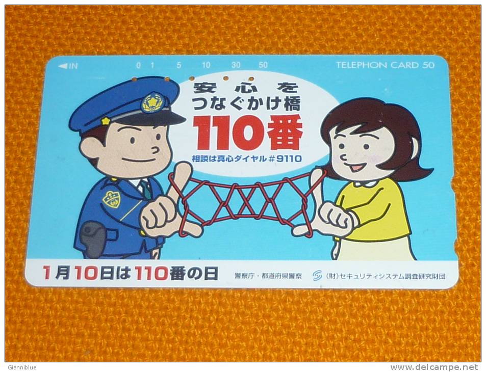 Police/Policeman - Japan Phonecard - Policia