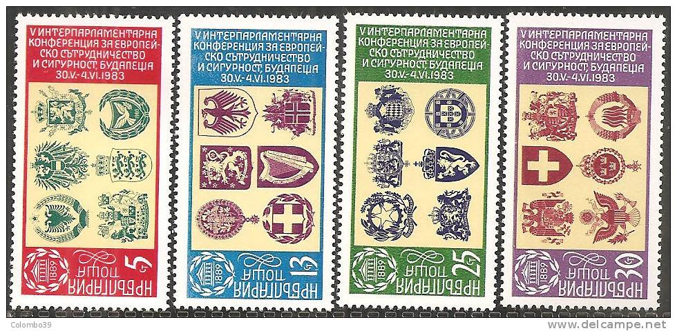 Bulgaria 1983 Nuovo** - Yv. 2771/74 - Francobolli