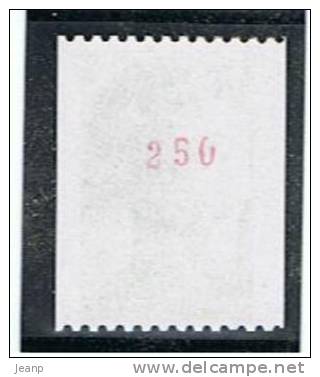 Liberté 1,70 Yvert 2321a, Chiffre 250, ** - Roulettes