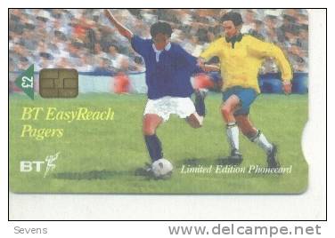 England Private Chip Phonecard, World Cup France 98´,Group A, Mint - BT Interne