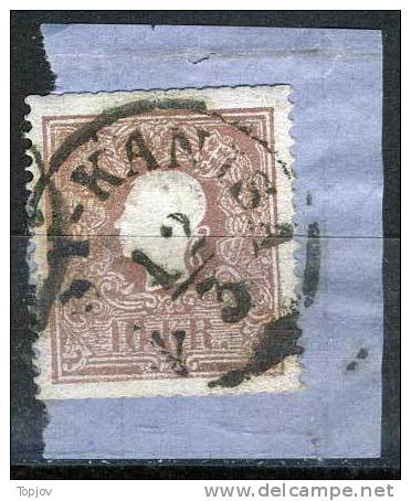 HONGRIE -  AUSTRIA - VOJVODINA - KANISA / KANJIŽA - HUNGARIAN  POSTMARK - PERF ??? GOOD - Gebraucht