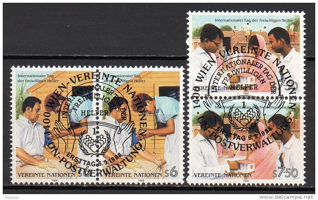 Nations Unies (Vienne) - 1988 - Yvert N° 83 & 84 - Used Stamps