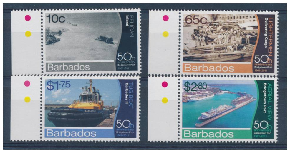 2011 Barbados Boat Cruise Ship ** MNH - Barbados