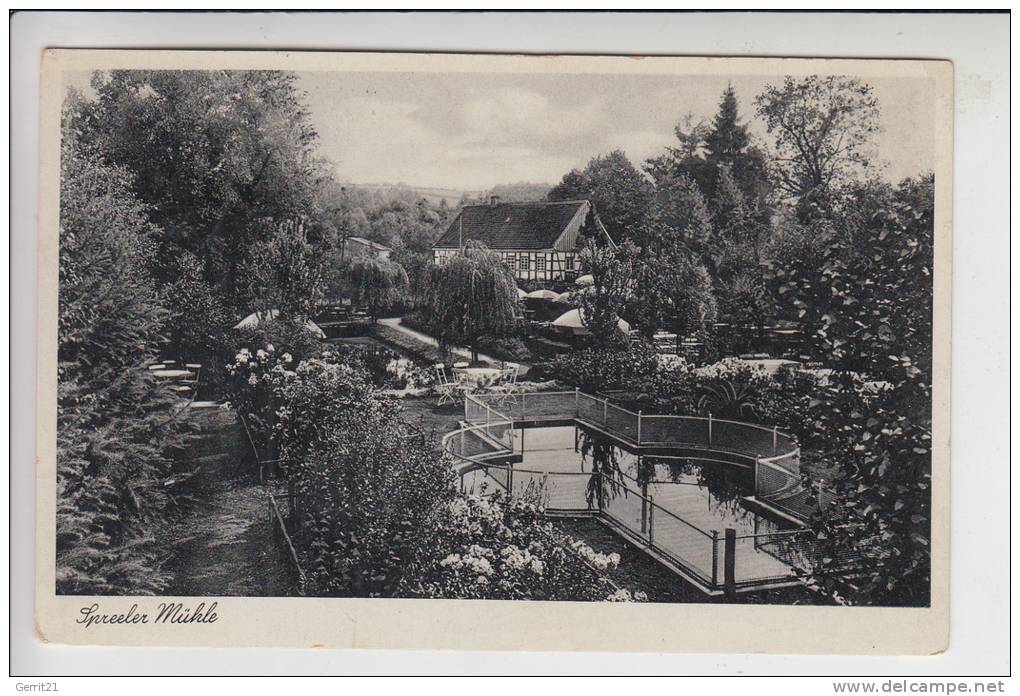 5828 ENNEPETAL - MILSPE - SPREE, Spreeler Mühle 1939 - Ennepetal