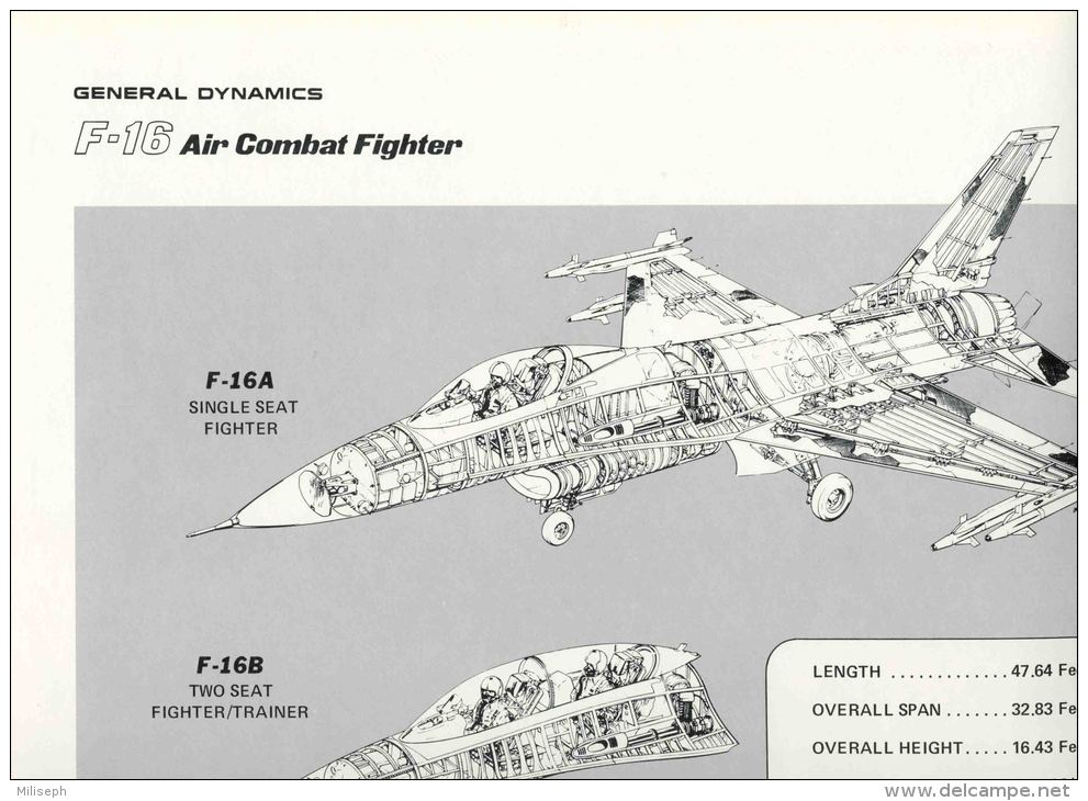 Lot De 2 Photos - Avion  F-16 Multirole Fighter - USAF -     (2944) - Aviazione