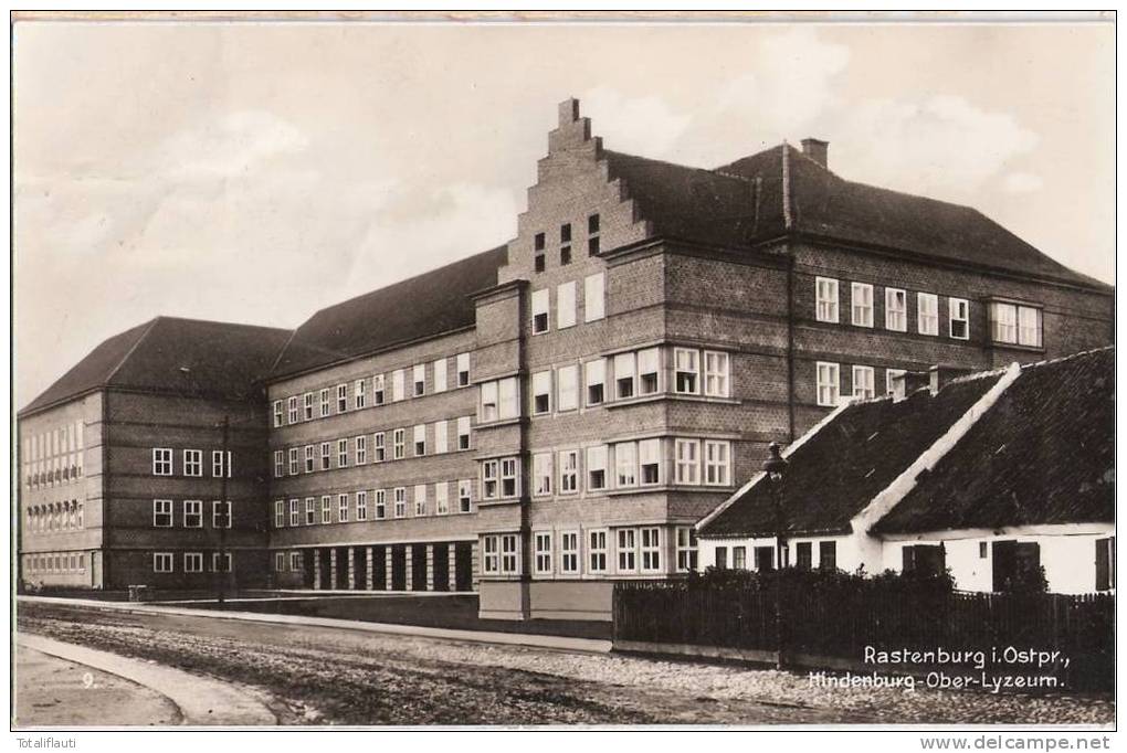 Rastenburg Hindenburg Ober Lyzeum K&#281;trzyn 4.5.1931 Gelaufen - Ostpreussen