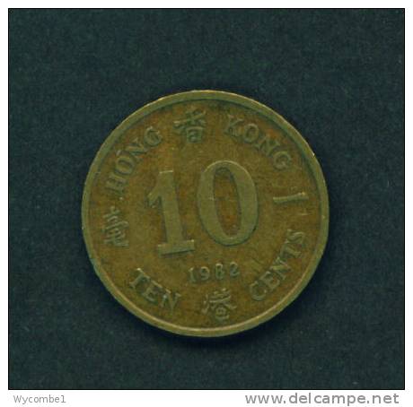 HONG KONG  -  1982  10 Cents  Circulated As Scan - Hongkong