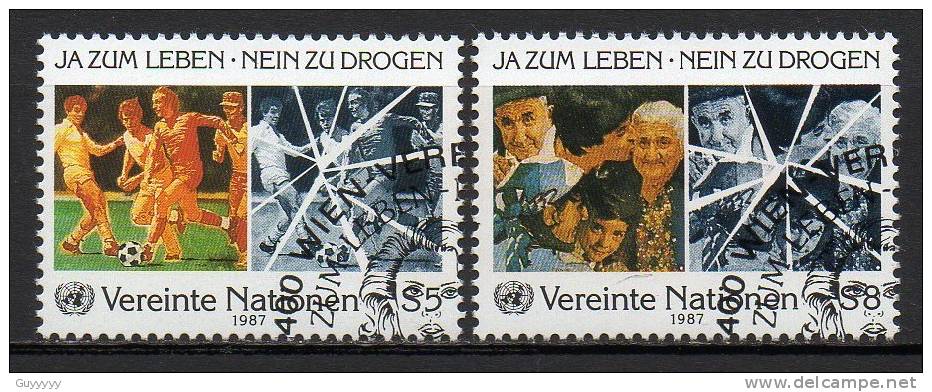 Nations Unies (Vienne) - 1987 - Yvert N° 71 & 72 - Oblitérés