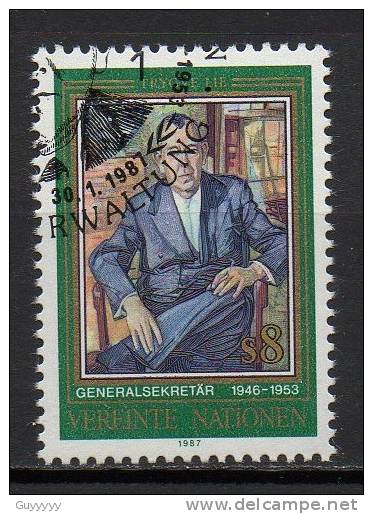 Nations Unies (Vienne) - 1987 - Yvert N° 68 - Usados