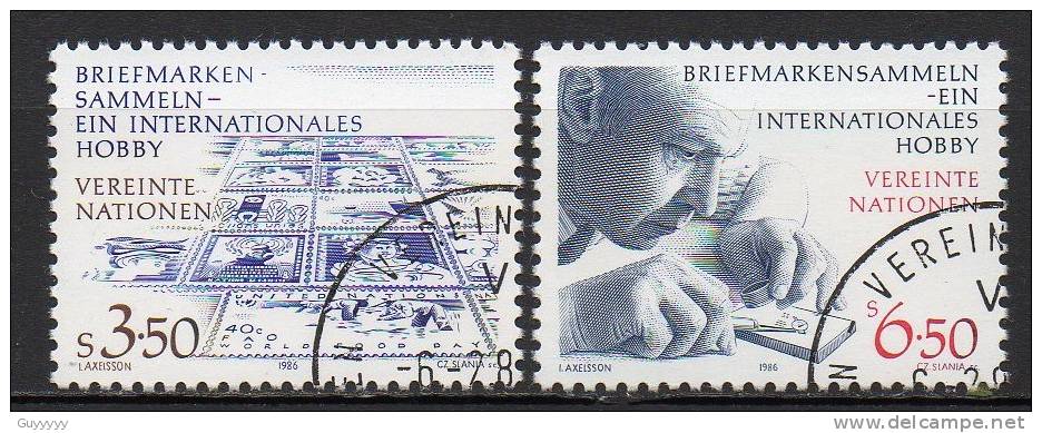 Nations Unies (Vienne) - 1986 - Yvert N° 60 & 61 - Oblitérés