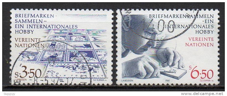 Nations Unies (Vienne) - 1986 - Yvert N° 60 & 61 - Oblitérés