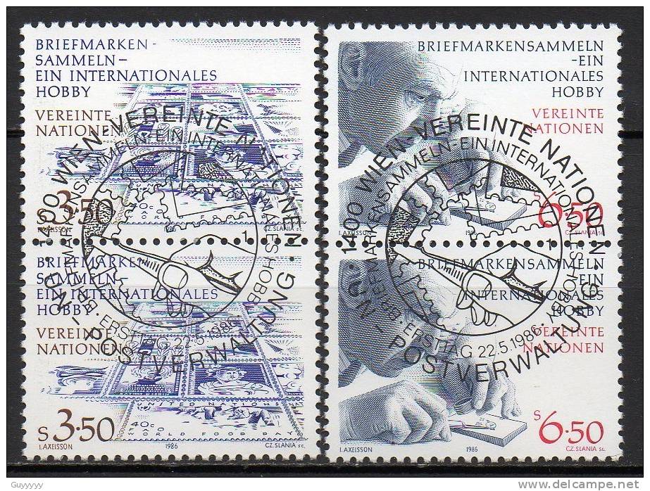 Nations Unies (Vienne) - 1986 - Yvert N° 60 & 61 - Oblitérés