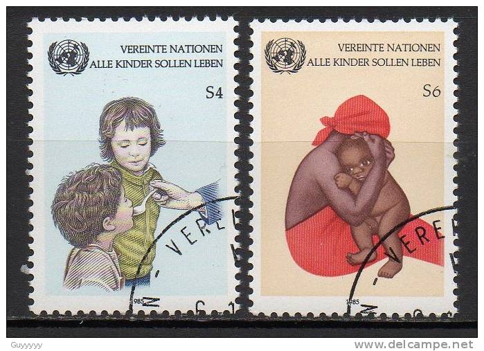 Nations Unies (Vienne) - 1985 - Yvert N° 53 & 54 - Gebraucht