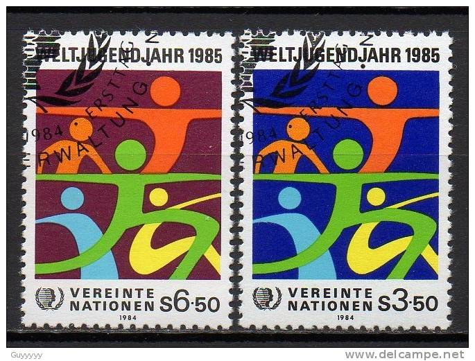 Nations Unies (Vienne) - 1984 - Yvert N° 45 & 46 - Used Stamps