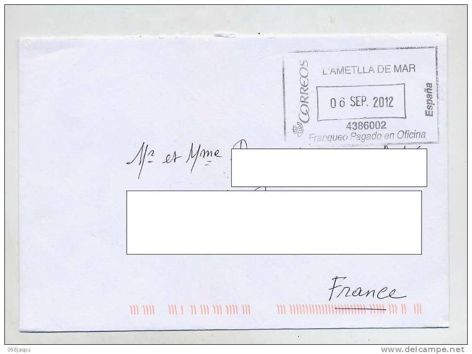 Lettre Cachet Rectangulaire L'ametlla - Máquinas Franqueo (EMA)