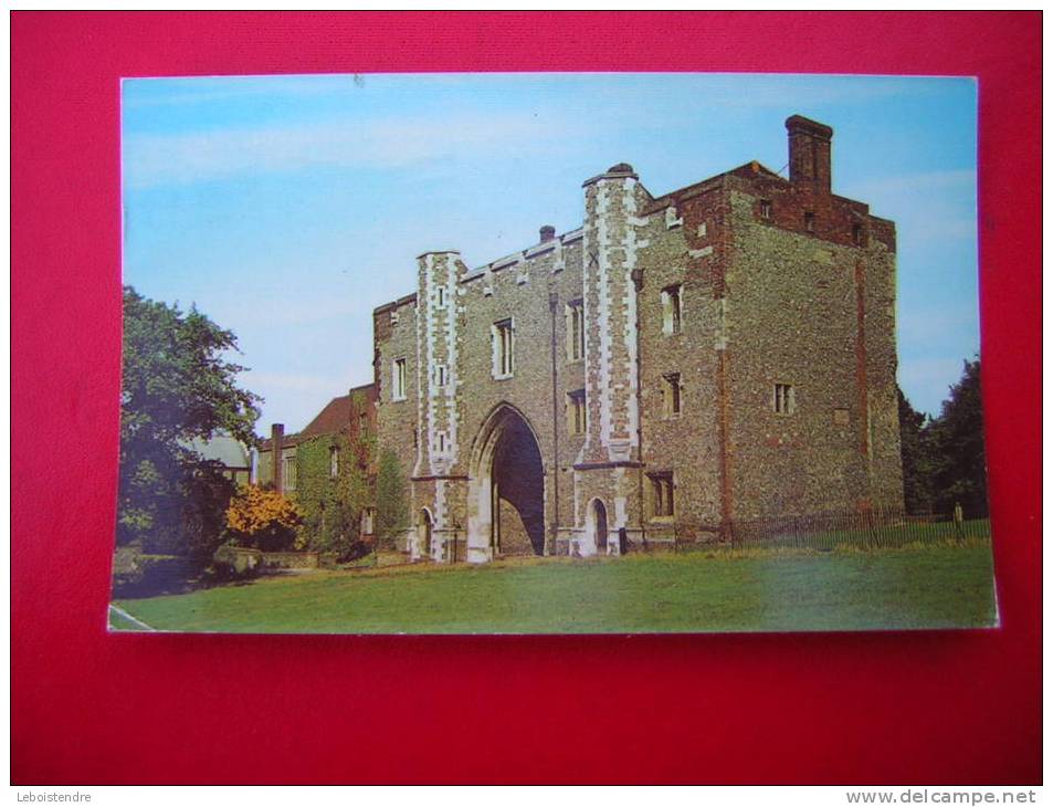 CPSM ANGLETERRE  THE ABBEY GATEWAY ST ALBANS   VOYAGEE 1972 TIMBRE - Herefordshire