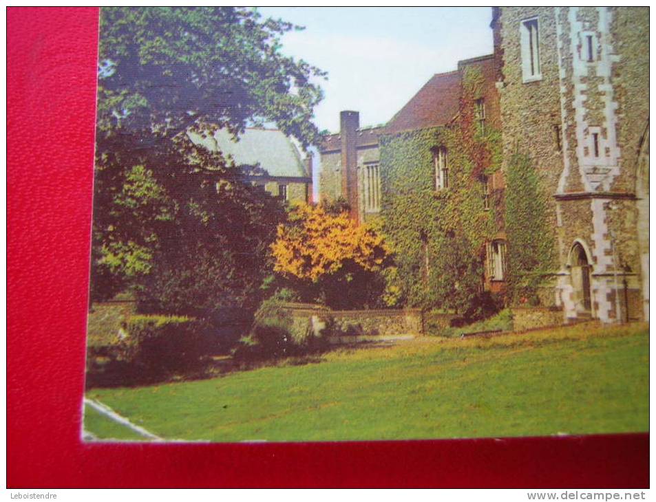CPSM ANGLETERRE  THE ABBEY GATEWAY ST ALBANS   VOYAGEE 1972 TIMBRE - Herefordshire