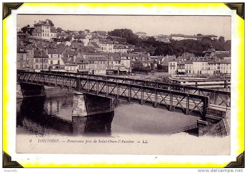 CP N°2   Pontoise  ---  Pont Sur L´Oise  ---  95 VAL D´OISE - Pontoise