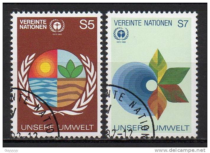 Nations Unies (Vienne) - 1982 - Yvert N° 24 & 25 - Gebraucht