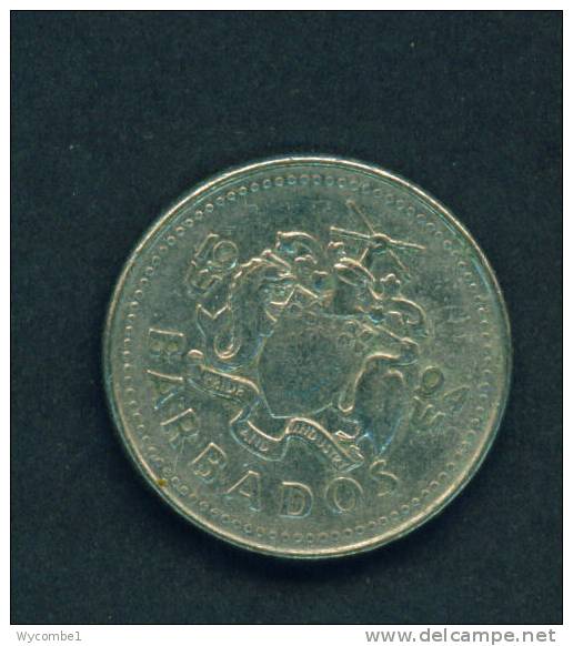 BARBADOS  -  1994  25 Cents  Circulated As Scan - Barbades