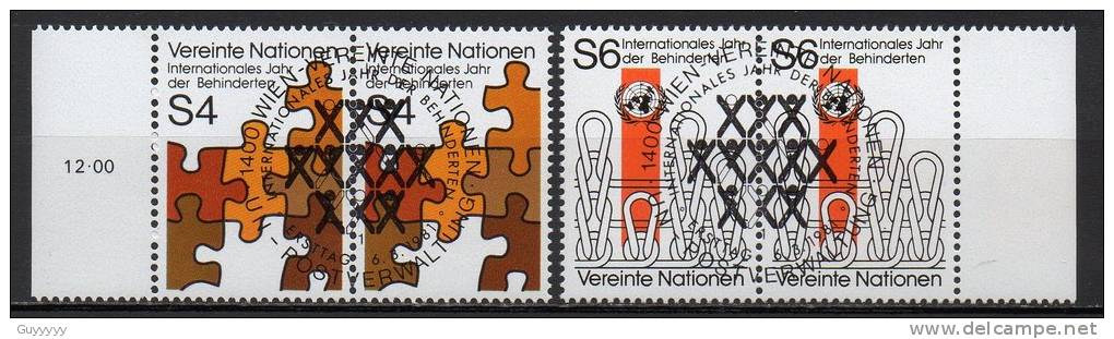 Nations Unies (Vienne) - 1981 - Yvert N° 17 & 18 - Used Stamps